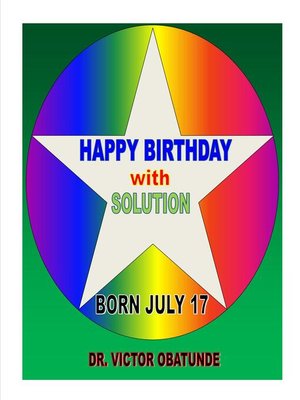 cover image of BORN JULY 17